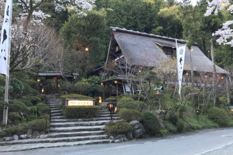 うかい鳥山にて歴史的建造物を感じる
